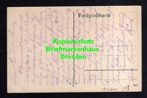 114604 AK St. Erme Bahnhof Frankreich um 1914 Feldpost