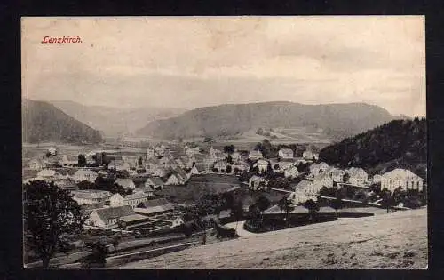 113755 AK Lenzkirch 1918 Panorama