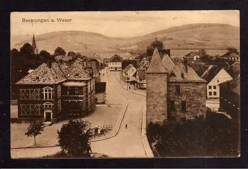 113709 AK Beverungen an der Weser 1908 Straße Häuser