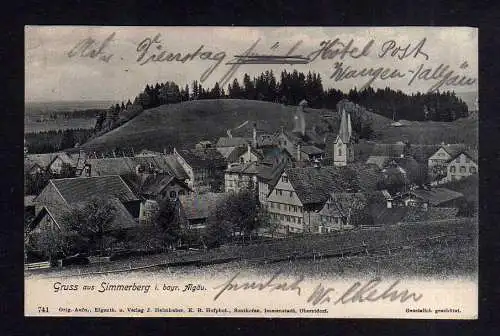 114007 AK Simmerberg i. bayr. Allgäu 1905