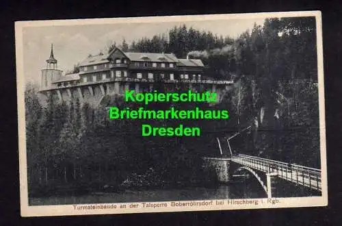 114192 AK Boberröhrsdorf bei Hirschberg im Riesengebirge um 1920 Turmsteinbaude