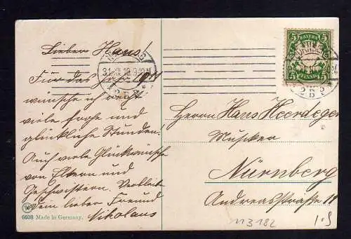 113182 AK Glückliches Neujahr 1910 Künstlerkarte Mailick Matrose