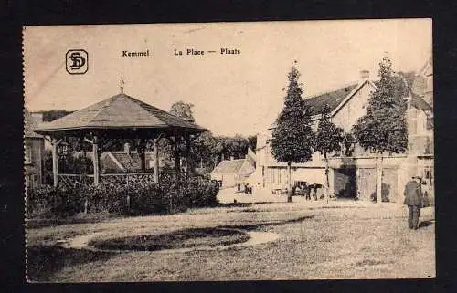 112009 AK Kemmel La Place Plaats 1916 Feldpost Belgien