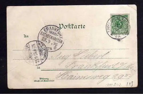 111842 AK Alzey Litho 1896 Germania Denkmal Panorama Vorläufer