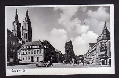 112494 AK Oschatz 1940 Feldpost Markt Kirche