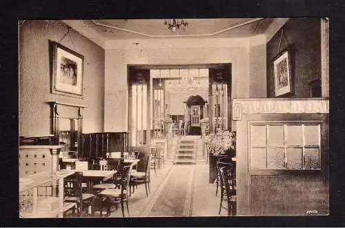 112424 AK Aachen 1914 Hof Conditorei Cafe Reul- Lauffs Feldpost Lazarett