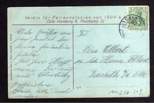 111517 AK Niendorf Timmendorfer Strand Ferienkolonie Ostseebad 1911