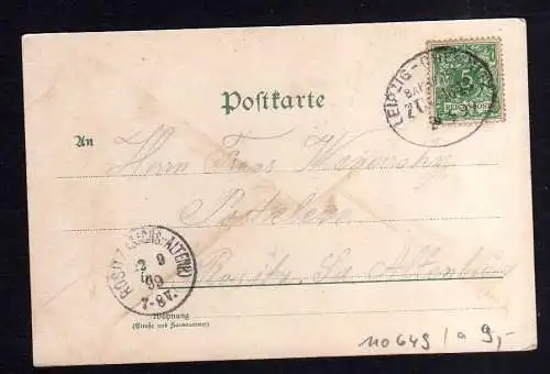 110649 AK Frohburg i. Sa. 1899 Litho Centauren Brunnen