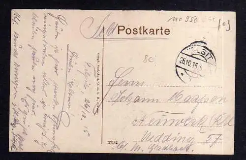 110950 AK Sowetsk Tilsit Ostpreußen Kreishaus Vollbild 1915 Feldpost