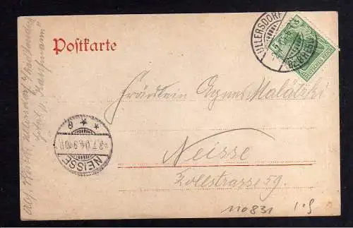 110831 AK Bad Landeck Schlesien 1904 Panorama von der Bismarckkoppe aus