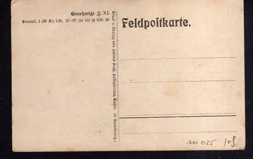 111025 AK Lowicz Lowitsch Bauernhauser in Parma 1915 Künstlerkarte