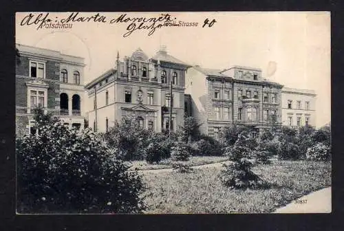 109719 AK Patschkau Paczkow 1912 Villen an der Wall Strasse