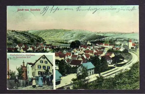 108340 AK Sennfeld 1911 Bierbrauerei Brauerei Gasthaus z. deutschen Hof