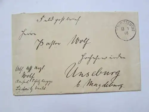 106080 DSW Lüderitzbucht 1905 Feldpost Schutztruppe