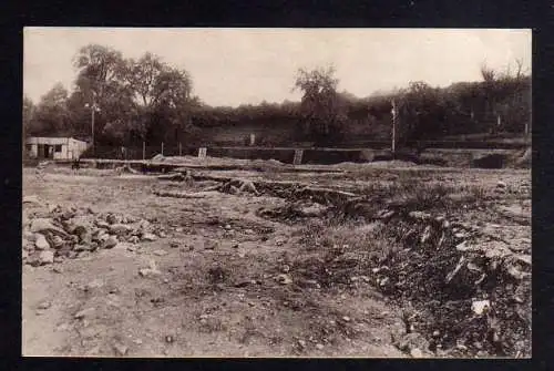 102964 AK Freital Deuben 1926 Unwetter Katastrophe Sportplatz Turnverein