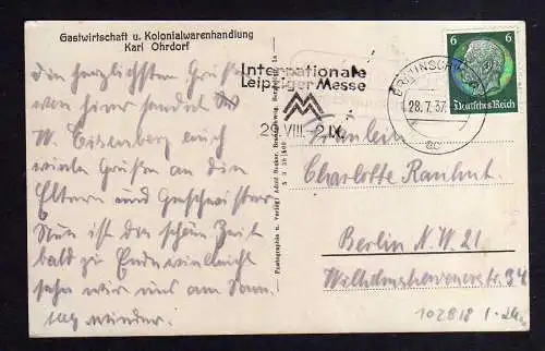 102818 AK Apelnstedt b. Sickte 1937 Kirche Schule Geschäftshaus Ohrdorf Gastwirt