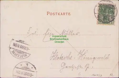 160453 AK Dresden Hauptstrasse 1900 Goldner Reiter