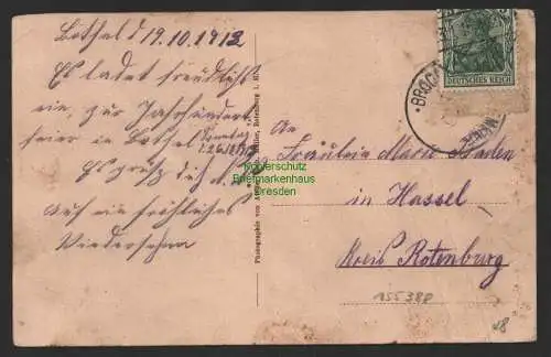 155388 AK Brockel 1912 Geschäftshaus Gasthof zur Post Fr. Stockstrom