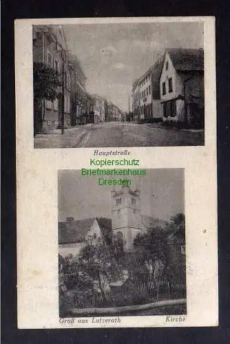 124694 AK Lutzerath um 1920 Hauptstraße Kirche