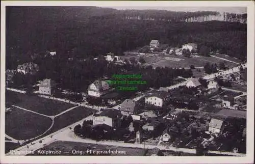 155933 AK Kölpinsee Loddin Usedom Luftbild Fliegeraufnahme Fotokarte um 1935