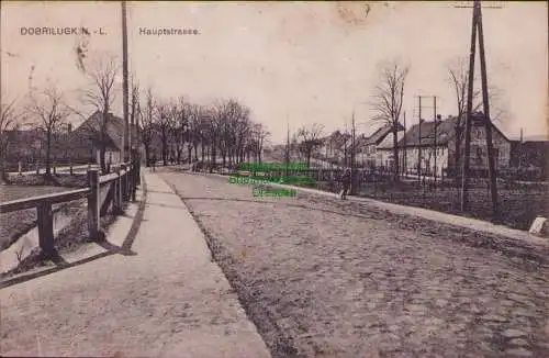 156273 AK Dobrilugk Doberlug-Kirchhain 1926 Hauptstraße