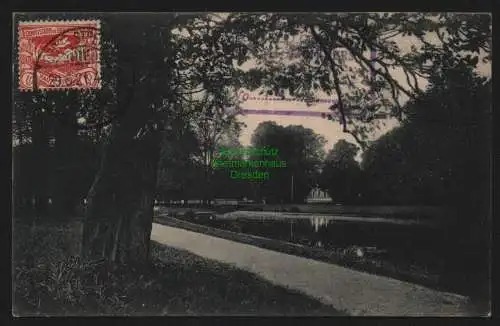 148488 AK Strzelce Opolskie Groß Strehlitz 1921 Schlosspark