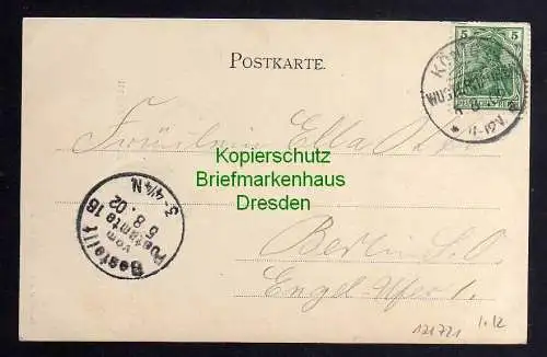 121721 AK Neue Mühle bei Königs Wusterhausen 1902 Verlag Goldiner Berlin