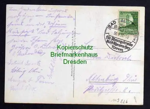 119826 AK Bad Salzungen Orig.- Fliegeraufnahme 1938 Luftbild