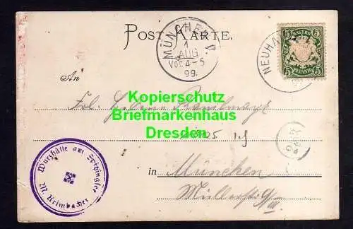 119125 AK Wurzhütte 1899 am  Spitzingsee