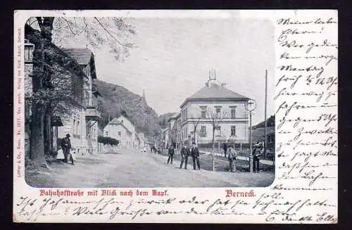 106977 AK Berneck 1905 Banhofstraße Blick nach dem Kapf