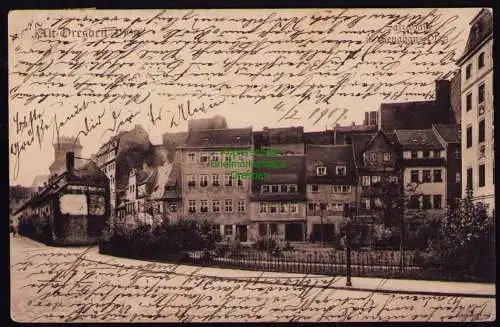 161994 AK Alt Dresden 1906 Salz Gasse Zeughaus Platz 19 Verlag Rudolf Brauneis