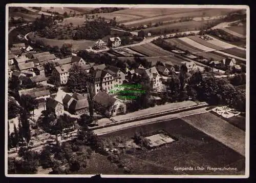 162022 AK Gumperda Thüringen Fliegeraufnahme um 1935 Landschulheim Gymnasium