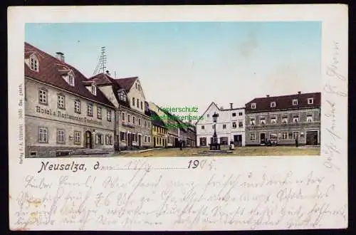 165834 AK Neusalza-Spremberg 1905 Hotel und Restaurant Tuchatsch