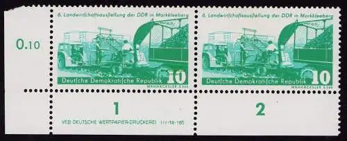 DDR DV 3751 629 ** Landwirtschaftsausstellung Markkleeberg 1958