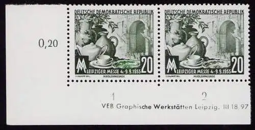 DDR DV 3645 480 ** Leipziger Herbstmesse 1955