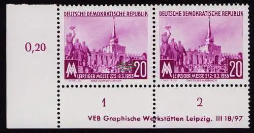 DDR DV 3627 447 ** Leipziger Frühjahrsmesse 1955