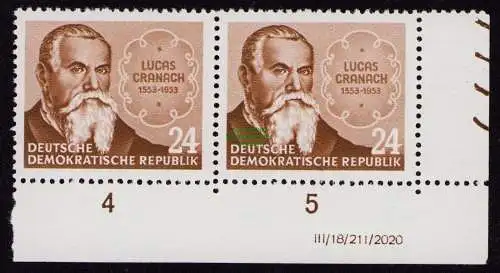 DDR DV 3606 384  DV im Paar  ** Lucas Cranach 1953