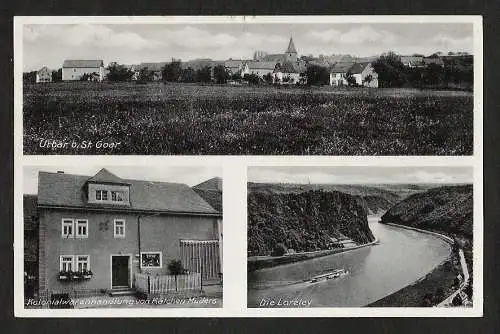 20761 Ansichtskarte Urbar b. St. Goar 1939 Kolonialwarenhandlung Muders