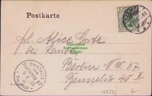 158593 AK Posen Poznan Theaterstraße 1905