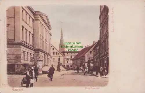 155598 Ansichtskarte Bad Charlottenbrunn Jedlina-Zdroj Neue Strasse um 1910