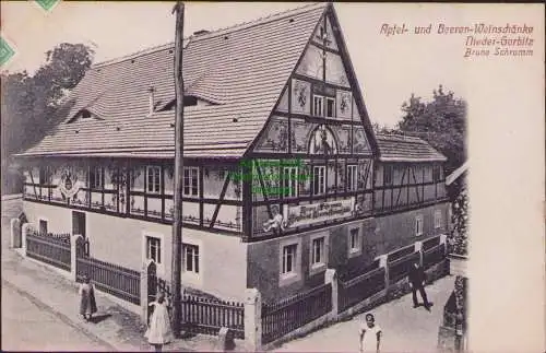 154572 Ansichtskarte Dresden Nieder Gorbitz Apfel und Beeren Weinschänke Bruno Schramm 1927