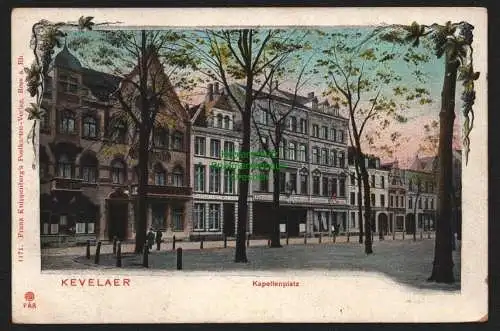 150452 Ansichtskarte Kevelaer Kapellenplatz 1905