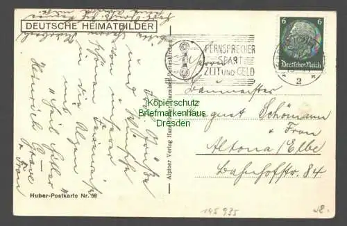 145935 AK Wachenfeld Reiteralpe 1936 Deutsche Heimatbilder Huber-Postkarte Nr 58