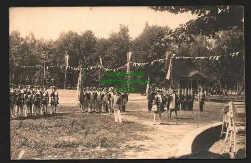 142710 AK Fotokarte Dresden Fest Teilnehmer 1917 Soldaten Militär