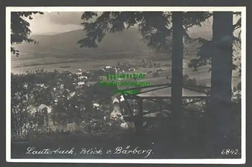 142194 Ansichtskarte Lauterbach Krs. Habelschwerdt Niederschlesien 1934 Bärberg