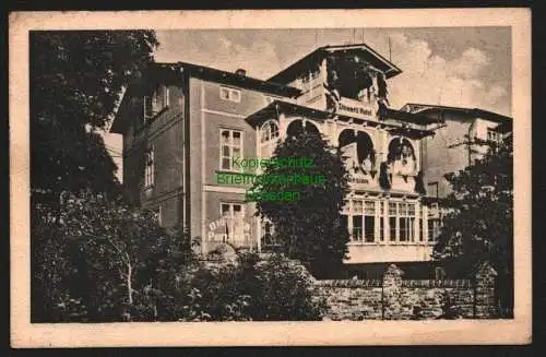 142352 AK Ostseebad Saßnitz auf Rügen Stöwer`s Hotel und Pension um 1920