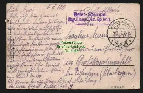 140462 AK Hermannstadt Sibiu Nagyszeben Grosser Ring Feldpost 308 1917