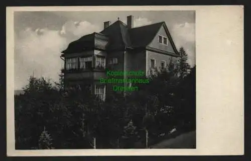 140530 Ansichtskarte Masserberg Thüringen Pension Haus Wittich um 1925