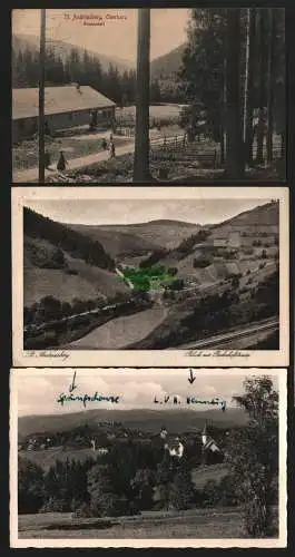 140534 3 Ansichtskarte St. Andreasberg Oberharz 1913 Rinderstall 1952