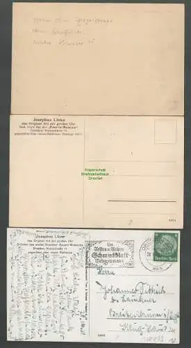 138899 3 AK Dresden Dorf-Schänke Bauern Museum Kreuzstr. 11 Josephus Linke